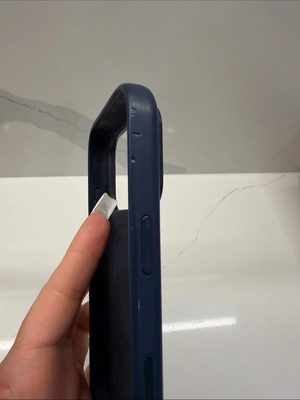 Apple Navy Blue Silicone iPhone Case 17 Pro